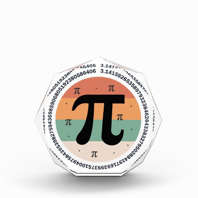 3.14 National Pi Day Design  - Pi Day Gift Idea Photo Block (Front)
