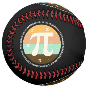 3.14 National Pi Day Design - Pi Day Gift Idea Softball