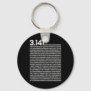 3.14 Pi Day Math Irrational Number Pi  Keychain