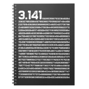 3.14 Pi Day Math Irrational Number Pi Notebook