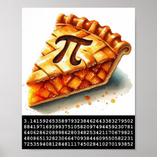 3.14 Pi Day Pie Poster