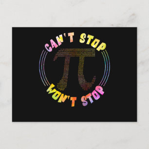 3.14 Pi Funny Math Postcard