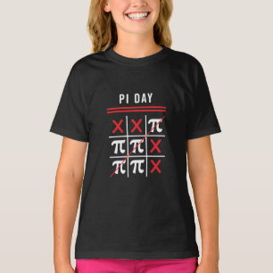 3.14 Tic-Tac-Toe Noughts And Crosses Happy Pi Day T-Shirt