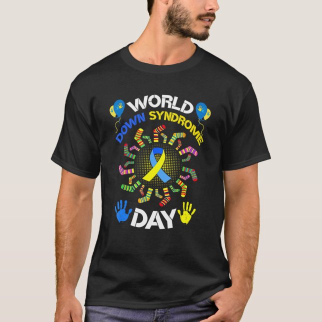 3 21 World Down Syndrome Day 2022 T-Shirt (Front)