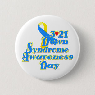 3-21 World Down Syndrome Day 2 Inch Round Button