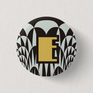 3.2cm Can batch [Art Deco] 1 Inch Round Button