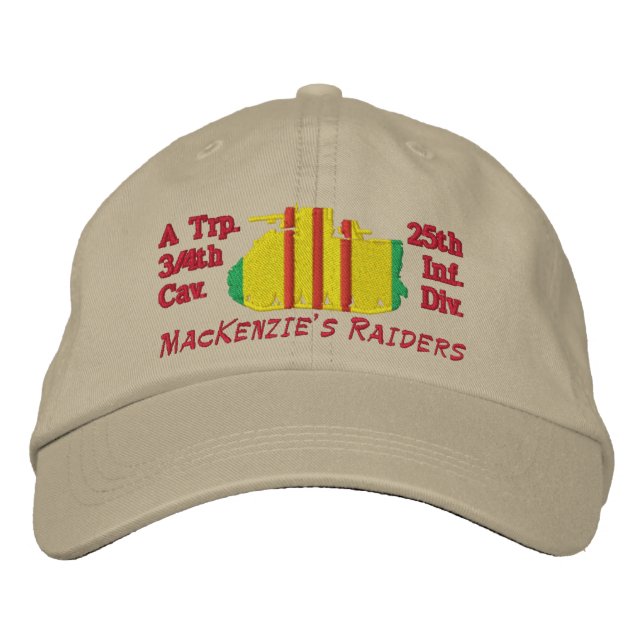 3/4th Cav. casquette brodé de la voie M113 de la 2 (Devant)