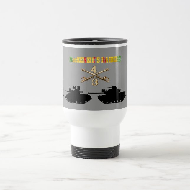 3/4th Cavalry MacKenzie's Raiders AFVs Mug (Center)