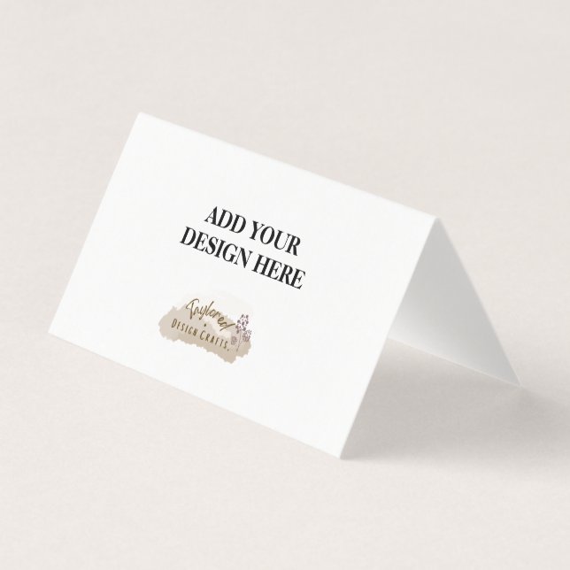 3.5" x 2"  Place Card Sign (Front)