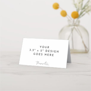 3.5 x 2" Template Place Card