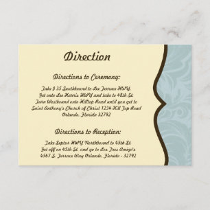3.5 x 5 Direction Card Moustache You a Question