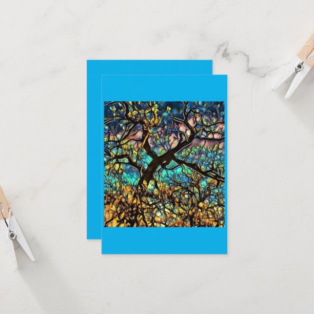 3.5" x 5" Flat Card- Tree of Life (Front/Back In Situ)