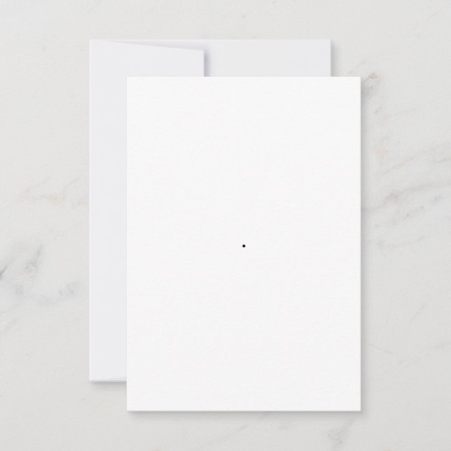 3.5" x 5" Flat Save The Date Card (Front)