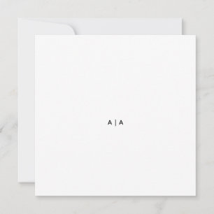 3.5" x 5" Flat Thank You Card
