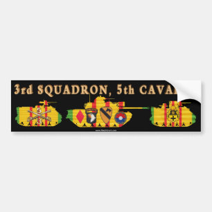 3/5th Cavalry VSR Tracks & Tank Bumper Sticker
