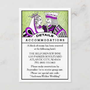 3.5x5 Details Information Card - King & Queen