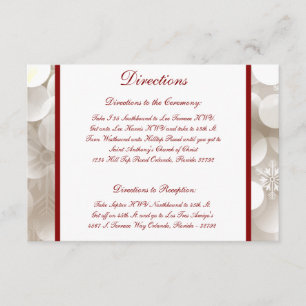 3.5x5 Directions Winter Blur Enclosure Card
