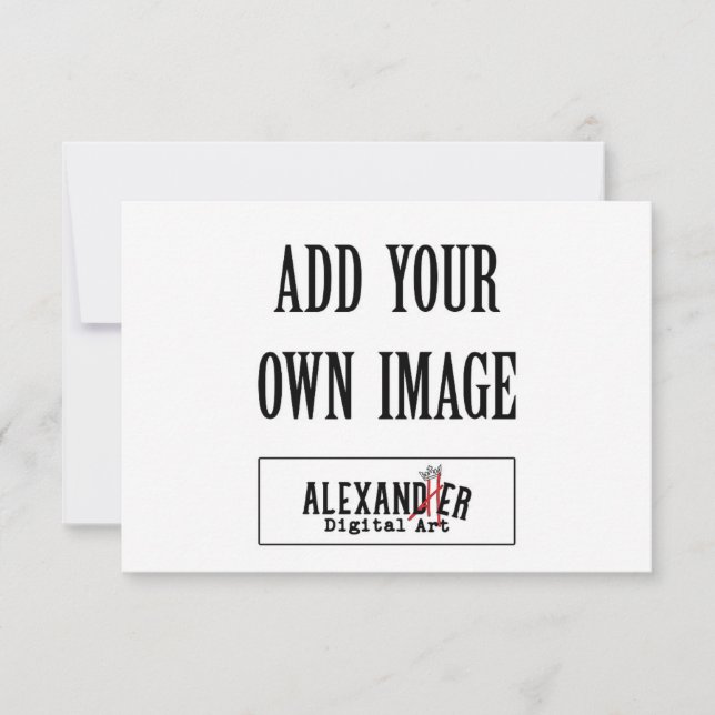 3.5x5" Horizontal A1 Flat Card (Front)