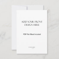 3.5x5" Portrait/ Vertical Double-sided Card Print