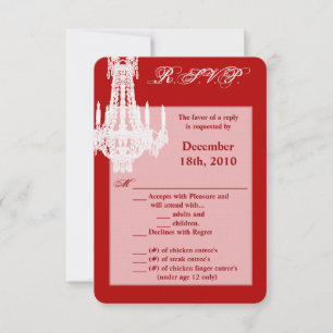 3.5x5 R.S.V.P. Card Crystal Chandelier Glitz Glamo