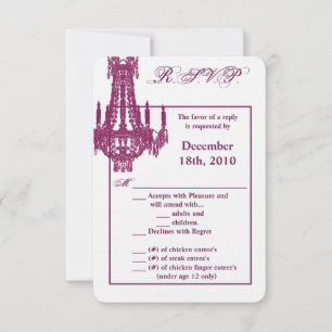 3.5x5 R.S.V.P. Card Crystal Chandelier Glitz Glamo