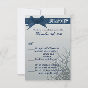 3.5x5 R.S.V.P. Card Frosted Glass Cracked Mirror