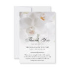 3.5x5 Thank You Orchid Funeral Photo Sympathy