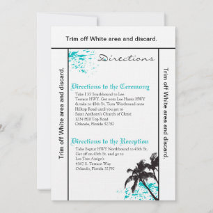 3.5x6 Directions Card Beach Breeze Ocean Water