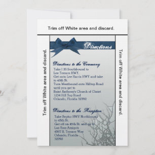 3.5x6 Directions Card Frosted Glass Cracked Mirror