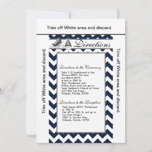 3.5x6 Directions Card Teenage Sneakers Chevron