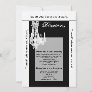 3.5x6 Directions Carte Chandelier cristal Glitz Gl