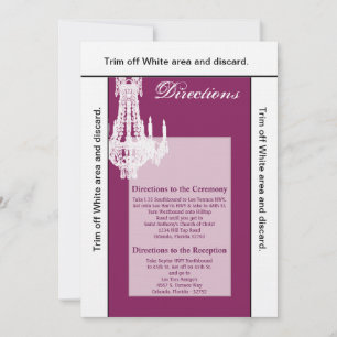 3.5x6 Directions Carte Chandelier cristal Glitz Gl