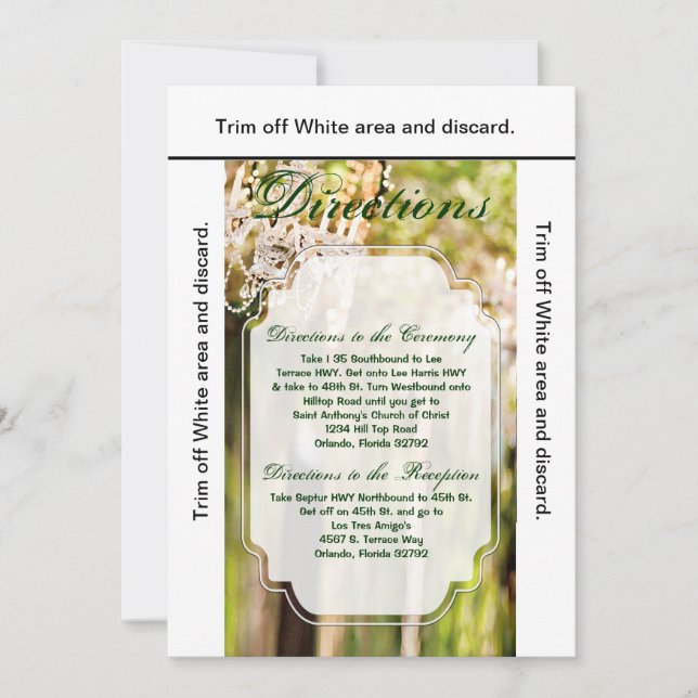 3.5x6 Directions Carte Chandelier en cristal Chand (Devant)