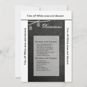 3.5x6 Directions Carte Mason Jar String Lights