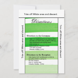 3.5x6 Directions Carte Ombre Stripe Green Line Fad
