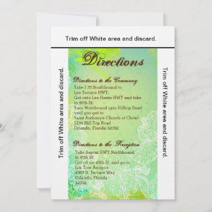 3,5x6 Directions Carte Printemps Hibiscus Flower H