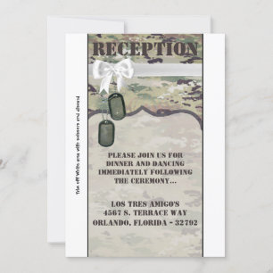 3,5x7 Carte d'accueil Armée de terre Force aérienn