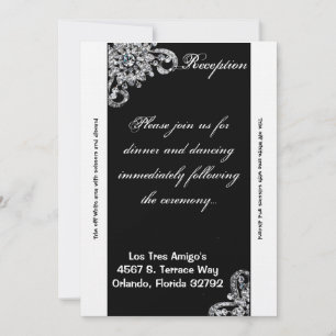 3.5x7 Reception Card Diamond Jewellery Necklace Br