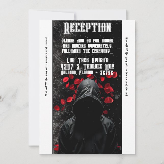 3.5x7 Reception Card Haunting Adeline Zade Meadows (Front)