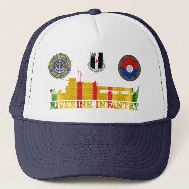 3/60th Inf. ATC Tango Boat & Patches Hat (Front)