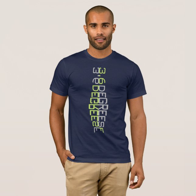 3.6 Degrees F Climate Change Threshold T-Shirt (Front Full)
