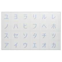 3.75" Katakana Baby Blocks Faces Blue Segaiha