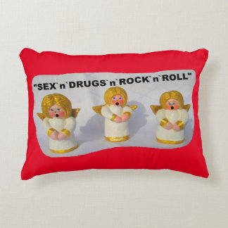 3 angels accent pillow