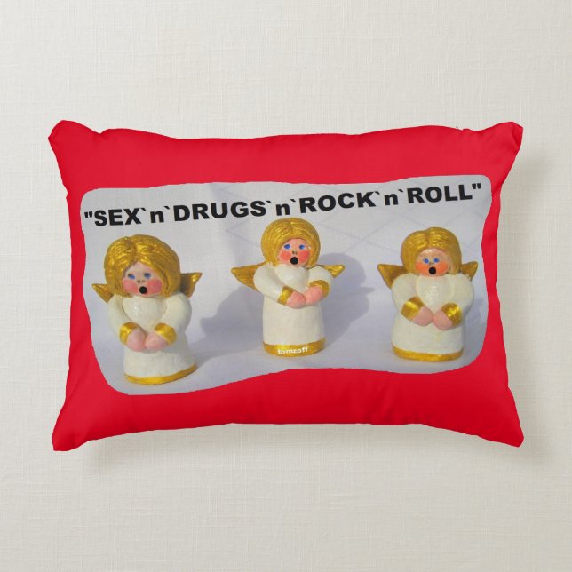 3 angels accent pillow (Front)