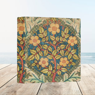 3 anneau classeur William Morris design d'art
