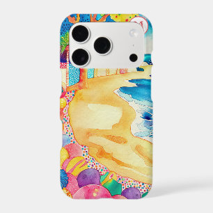 *~* 3 Aquarelle Mer Plage Sable Parapluie