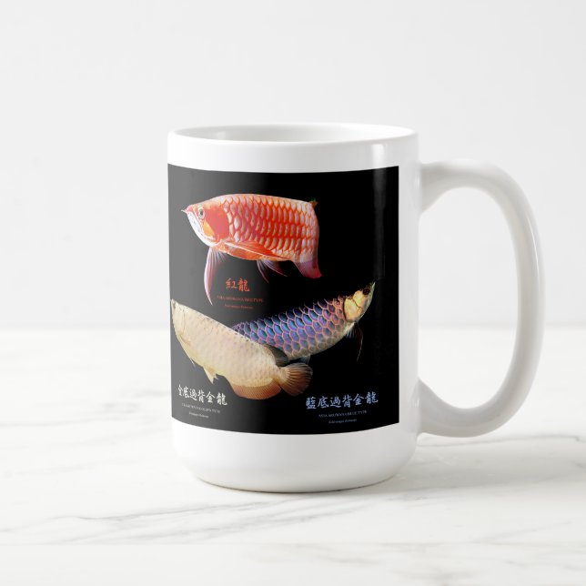 3 Asian Arowanas Coffee Mug (Right)