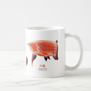 3 Asian Arowanas Coffee Mug