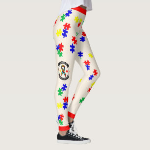 # 3 Autism Awareness  - Leggings