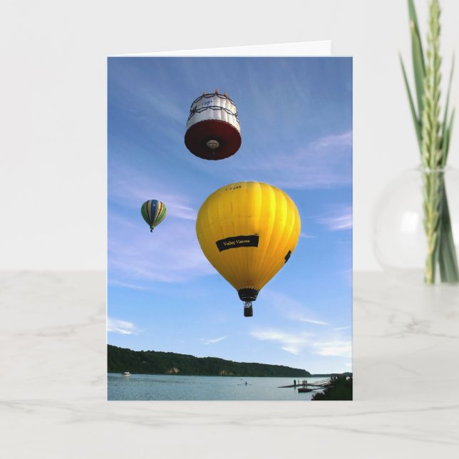 3 Ballons carte d'anniversaire (Devant)